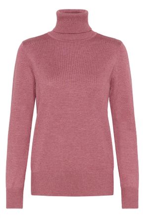 Saint Tropez Rollkragenpullover SAINT TROPEZ J2046, MilaSZ Rollneck, Damen, Gr. XL, rot violet melange, Strick, Obermaterial: 80% Viskose, 20% Polyacryl, meliert, 
