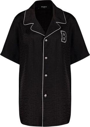 Balmain Hombre, Camisas, Negro, Talla: S