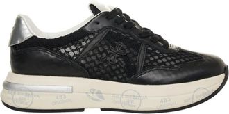 Premiata Sneakers, female, Black, 8 UK, Black Trainers Cassie Style