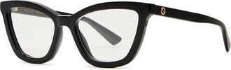 Gucci Cat-eye Optical Glasses - Black - One Size