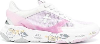 Premiata Buff low-top sneakers - women - Polyester/Polyethylene vinyl acetate (PEVA)/Rubber/Calf Leather/Fabric - 37 - White