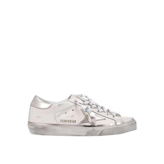 Golden Goose Sneakers, female, White, 3 UK, Leather Low-Top Trainers