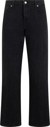 7 For All Mankind Straight Denim Jeans - Dames - Regular Fit Jeans - Zwart - W31 - Denim - Jeans