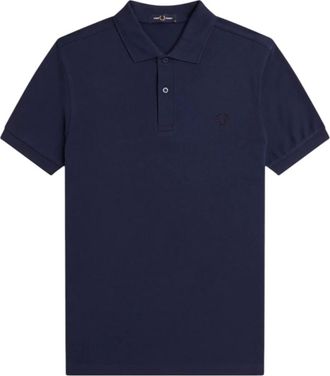 Fred Perry Hombre, Camisetas, Azul, Talla: XL