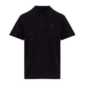 Burberry Polo Shirts, female, Black, Size: 2XS Priscilla Polo