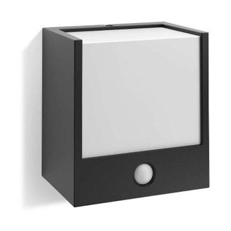 Philips MyGarden - Lampada led a parete per esterni 14x13 cm, 2700 k, 3,5 w, con sensore, nero 915004989101 - Philips