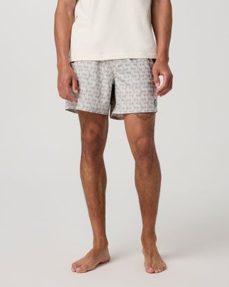 Vuori Clothing Maverick Volley Shorts Unlined | Storm Blue Bali | Medium