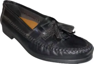 Giorgio Brutini Mens Tassel Weave Loafer In Black