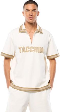 Sergio Tacchini Tito Short Sleeve Polo in Gardenia at Nordstrom, Size Xx-Large