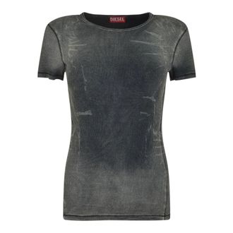 Diesel T-Shirts, female, Black, Size: S Stylish Top