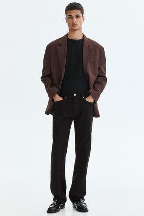 H&M Regular Jeans in Denim Black at Nordstrom, Size 34 X 30