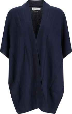 Notshy Hallie open front cape - Blue