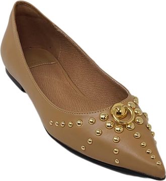 Jeffrey Campbell Womens Appealing Flat Shoes In Natural/gold