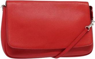 Louis Vuitton Tweedehands leren Louis Vuitton tassen - Dames - Vintage Schoudertas - Rood - ONE Size - Leer - Vintage