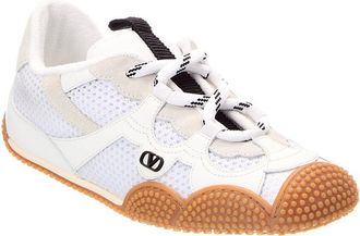 Valentino Amphibia Leather & Cnavas Sneaker