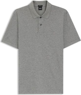 BOSS Pallas polo shirt in cotton piqu&eacute; with embroidered logo