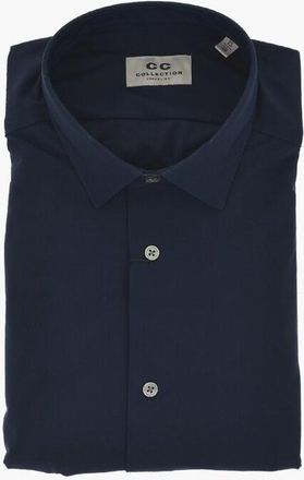 Corneliani CC COLLECTION Solid Nylon Shirt size 38