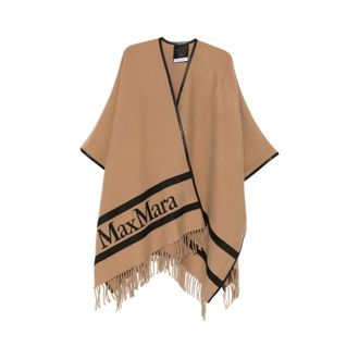 Max Mara Capes, female, Brown, Size: ONE SIZE Mxaaris Poncho