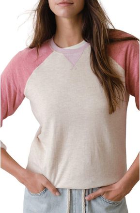 Marine Layer Varsity Raglan Sweatshirt in Poppy at Nordstrom, Size X-Small