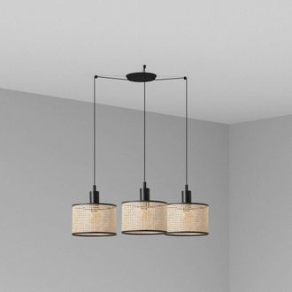 Netlighting Mambo Triple Cylindrical Cluster Drop Light Beige E27