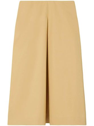 Tory Burch Geplooide midi-rok - Beige