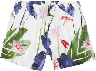 Osklen Aquaone Flex swim shorts - men - Elastane/Polyester - GG - White