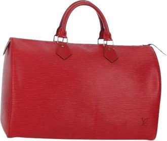 Louis Vuitton Pre-owned Handbags, female, Red, Size: ONE SIZE Pre-owned Speedy 35 Hand Bag