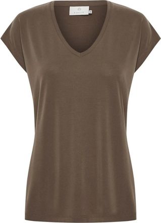 Kaffe Mujer, Camisetas, Marrón, Talla: XS