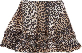 Ganni Printed Duchesse Skirt