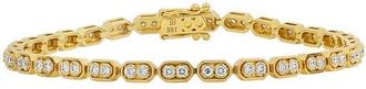 Bony Levy Florentine Diamond Tennis Bracelet in 18K Yellow Gold at Nordstrom, Size 7