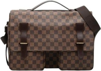 Louis Vuitton Pre-owned Broadway Crossbody Bag - Dames - Vintage Schoudertas - Bruin - ONE Size - Leer - Vintage