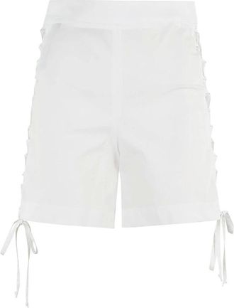 Federica Tosi Short Shorts, female, White, 2XS, Elegant Black Dress for Women