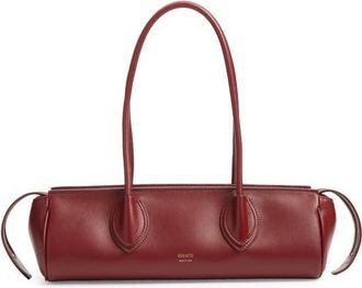 Khaite Donna Soft Leather East/West Shoulder Bag in 524 Oxblood at Nordstrom