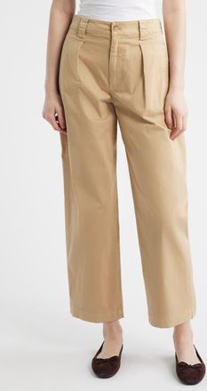 Madewell The Barrel Leg Chino Pants in Fawn at Nordstrom, Size 24