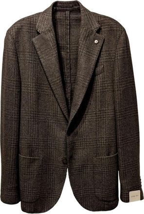 L.B.M. 1911 Jassen - Heren - Blazers - Bruin - XL - Katoen - Jassen