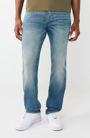 True Religion Ricky Flap Pocket Straight Leg Jeans in Medium Horizon at Nordstrom Rack, Size 29
