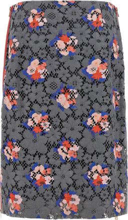 Fendi Bouquet Skirt - Gray