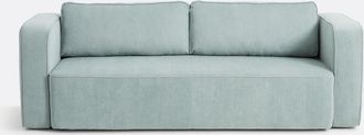 La Redoute Interieurs 3-zitsbank, omvormbaar, met box, van fijn ribfluweel, AMEDEA