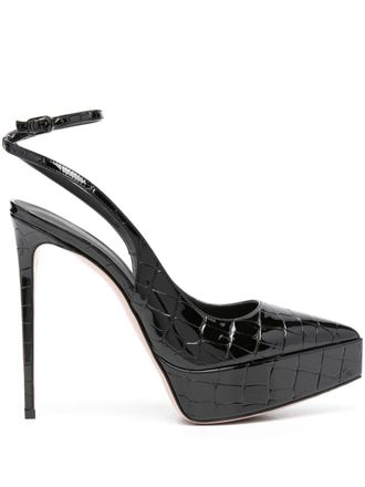 Le Silla Uma 140mm slingback pumps - Nero