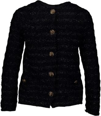 Balenciaga Dames, Jassen, Zwart, Maat: L Tweed