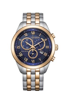 Citizen Chronograph GMT Blue Dial Mens Watch AT2606-51L