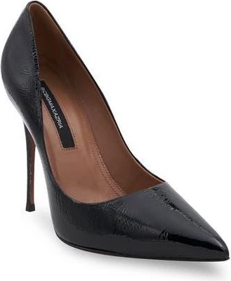Bcbgmaxazria Nova Pump in Black Crinkle Patent at Nordstrom Rack, Size 9.5