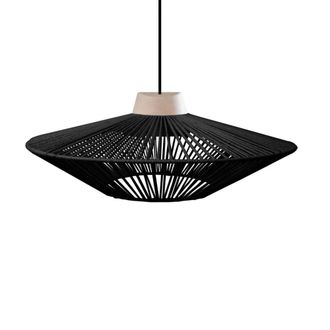 Tosel Suspensi&oacute;n metal Alt.90cm natural ;Pantalla: negro