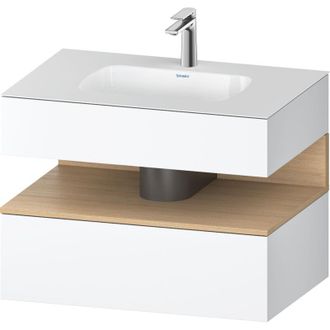 Duravit Qatego Lavabo Encastrado Con Base De Lavabo Consola, - Duravit