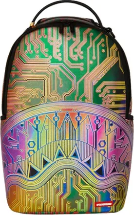 Sprayground Circuit Board Shark Backpack Multicolor G5735-88