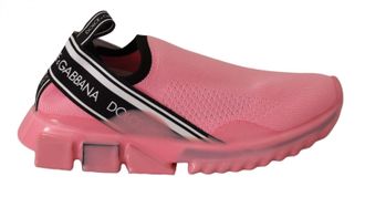 Dolce & Gabbana Dames Roze Slip On Casual Lage Sorrento Sneakers Schoenen