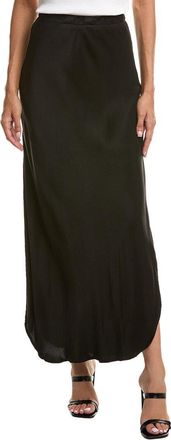 Bella Dahl Asymmetric Side Slit Bias Skirt