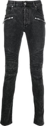 Balmain Slim Cut Vintage Cotton Jeans, Size 31