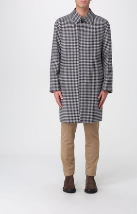 Manuel Ritz Cappotto a monopetto Manuel Ritz in misto lana pied-de-poule