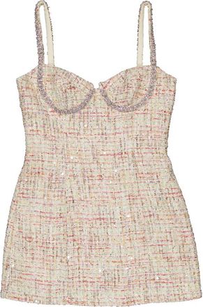 Self Portrait Self-Portrait Pastel Boucle Mini Dress, Brand Size 12 ( US Size 8 )